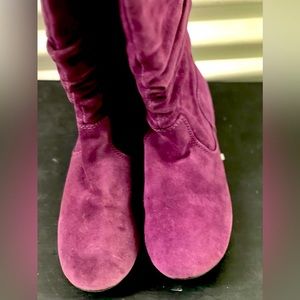 Nine West Flat Purple Boots